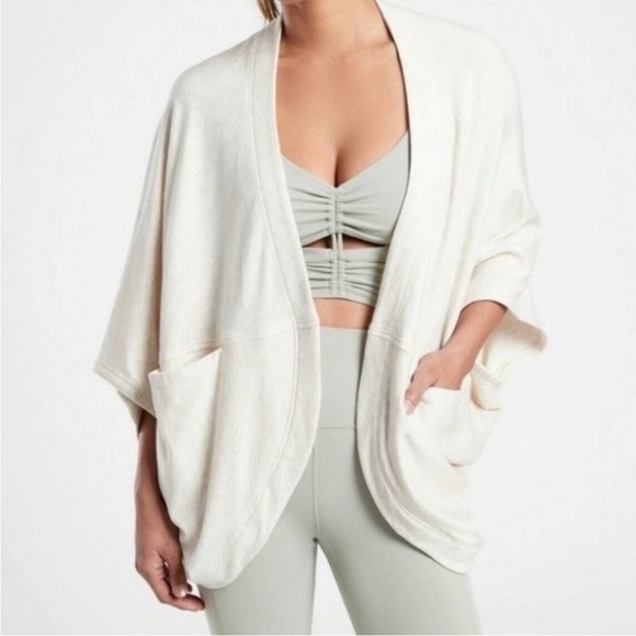 Athleta Tops - Athleta | Cocoon Wrap Cardigan Size Medium